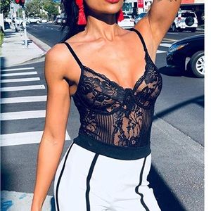 Sexy Lace Bodysuit